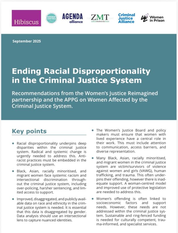 Ending Racial Disproportionality Criminal Justice System